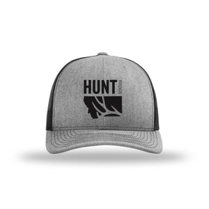 Hunt Montana - Snapback Hat - Heather/Black - DEER ANTLER