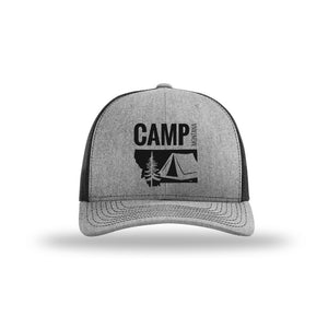 CAMP MONTANA - SNAPBACK HAT - HEATHER/BLACK