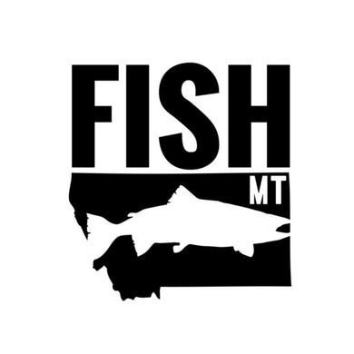 FISH MONTANA - TROUT - TRUCK DECAL