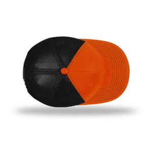 Hunt Montana - Snapback Hat - Orange/Black - DEER ANTLER