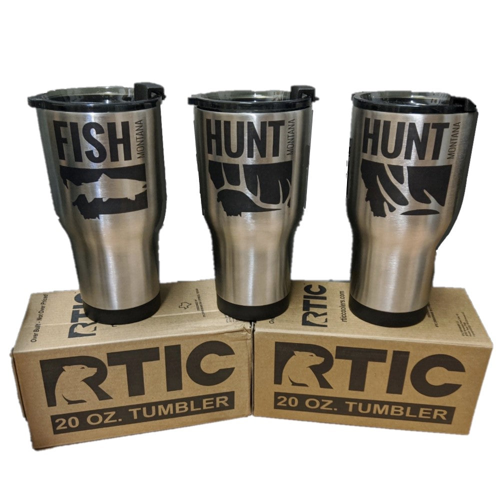 COFFEE MUG - RTIC 20 oz. Tumbler - HUNT & FISH Montana – HUNT MONTANA